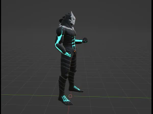 Kafka Hibino - Kaiju no8 3D Model
