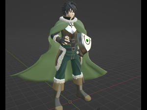 Naofumi Iwatani - Rising of the Shield Hero 3D-Modell