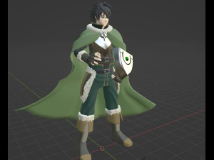 Naofumi Iwatani - Rising of the Shield Hero 3D Model