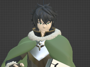 Naofumi Iwatani - Rising of the Shield Hero 3D-Modell