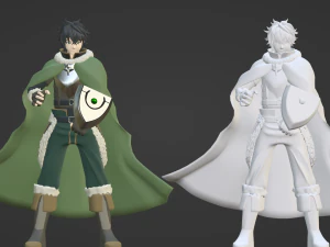 Naofumi Iwatani - Rising of the Shield Hero 3D Model