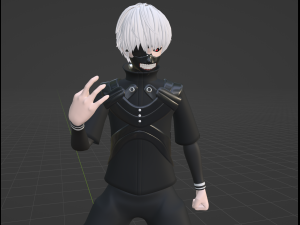 Ken Kaneki - tokyo ghoul Modelo 3D