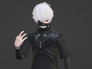 Ken Kaneki - tokyo ghoul Modelo 3D