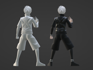 Ken Kaneki - tokyo ghoul Modelo 3D