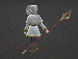 Frieren - Frieren m&aacute;s all&aacute; del final del viaje Modelo 3D