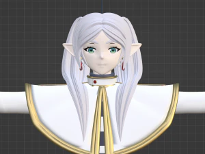 Frieren - Frieren m&aacute;s all&aacute; del final del viaje Modelo 3D