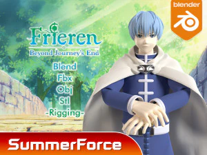 Himmel - Frieren Beyond Journey End 3D Модель