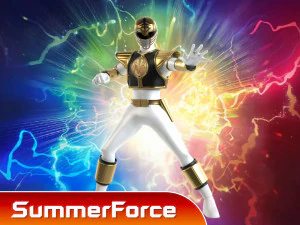 White Ranger - Potenti Power Rangers Morphin Modello 3D