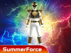 White Ranger - Potenti Power Rangers Morphin Modello 3D