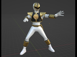 White Ranger - Mighty Morphin Power Rangers 3D Model