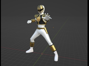 White Ranger - Mighty Morphin Power Rangers 3D Model