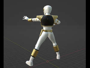 White Ranger - Mighty Morphin Power Rangers 3D Model