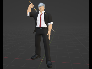 Andy - Undead Unluck 3D मॉडल
