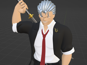 Andy - Undead Unluck 3D मॉडल