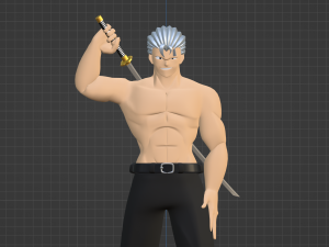 Andy - Undead Unluck 3D मॉडल
