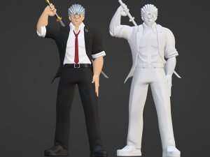 Andy - Undead Unluck 3D मॉडल
