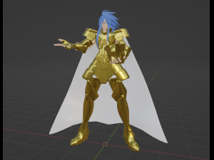 Gemini Defteros - Saint Seiya Model 3D