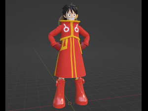 Luffy Egghead - One Piece 3D Model