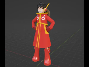 Luffy Egghead - One Piece 3D Model