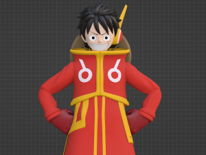 Luffy Egghead - One Piece Model 3D