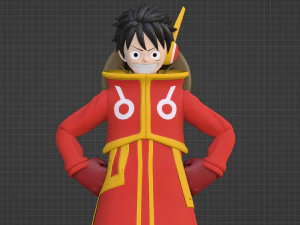 Luffy Egghead - One Piece 3D Model