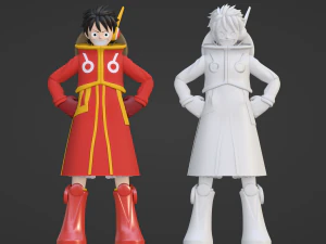 Luffy Egghead - One Piece 3D Model