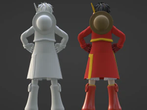 Luffy Egghead - One Piece 3D Model