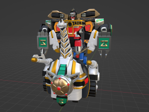 Dino Ultrazord - Power Ranger 3D मॉडल