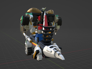 Dino Ultrazord - Power Ranger 3D मॉडल