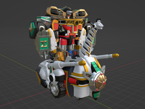 Dino Ultrazord - Power Ranger 3D मॉडल