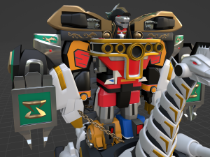 Dino Ultrazord - Power Ranger 3D मॉडल