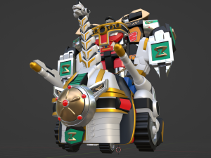 Dino Ultrazord - Power Ranger 3D मॉडल