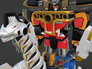 Dino Ultrazord - Power Ranger 3D मॉडल
