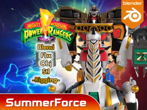 Dino Ultrazord - Power Ranger 3D Model