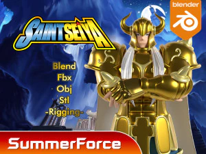 Taurus Aldebaran - Saint Seiya 3D Model