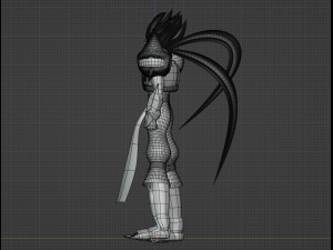 ZENKI - Demon God Child Zenki 3D Model