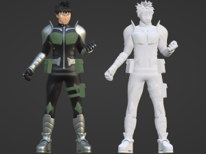 Kafka Hibino - Kaiju no8 Modelo 3D