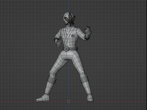 Blue Samurai Ranger - Power Rangers Samurai Model 3D