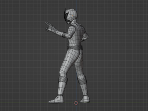 Blue Samurai Ranger - Power Rangers Samurai Model 3D