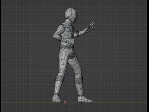 Blue Samurai Ranger - Power Rangers Samurai 3D Model
