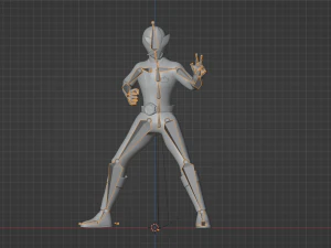 Blue Samurai Ranger - Power Rangers Samurai 3D Model