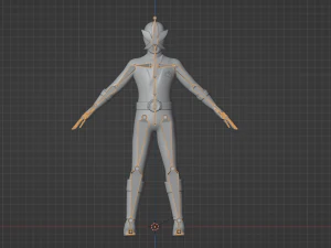 Blue Samurai Ranger - Power Rangers Samurai 3D Model