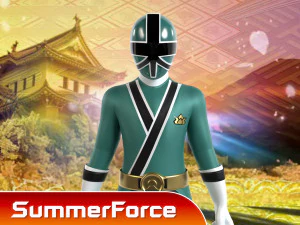 Green Samurai Ranger - Power Rangers Samurai 3D Model