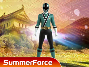 Green Samurai Ranger - Power Rangers Samurai 3D Model