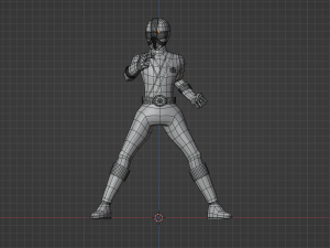 Green Samurai Ranger - Power Rangers Samurai Model 3D
