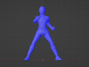 Green Samurai Ranger - Power Rangers Samurai 3D Model