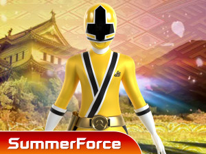 Yellow Samurai Ranger - Power Rangers Samurai Modelo 3D
