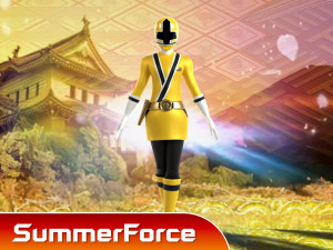 Yellow Samurai Ranger - Power Rangers Samurai Modelo 3D