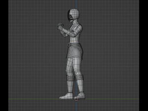 Yellow Samurai Ranger - Power Rangers Samurai Modelo 3D