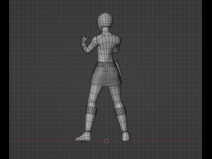 Yellow Samurai Ranger - Power Rangers Samurai Modelo 3D
